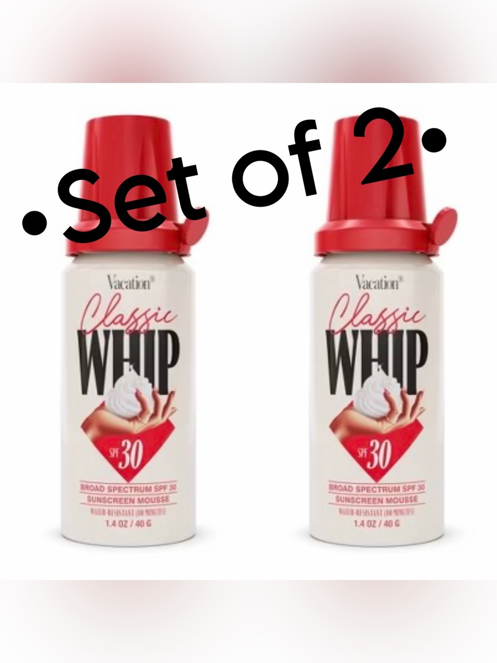 Vacation Classic Sunscreen Whip - SPF 30 •Set of 2•